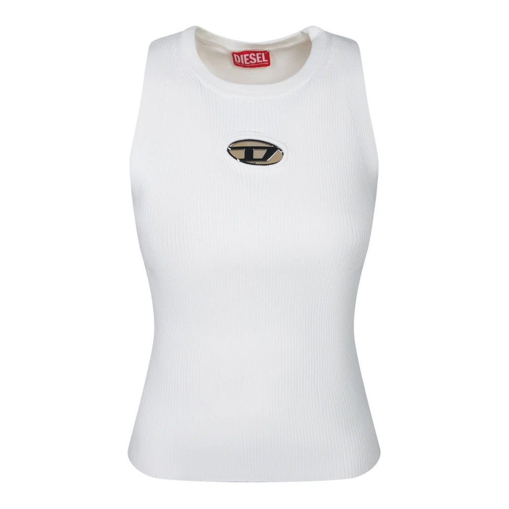 Diesel Damen Weiß - M-Caddix Top - Tops - M