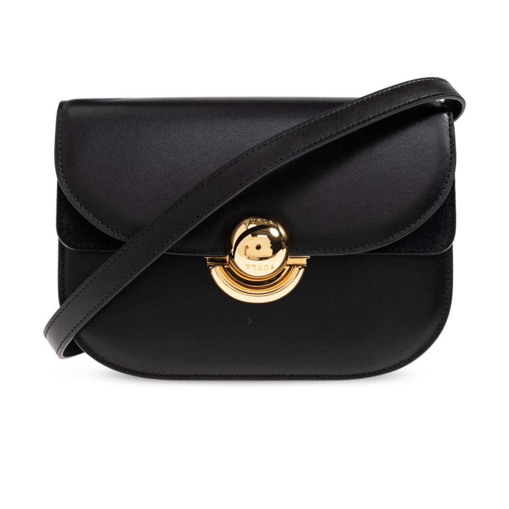 Furla Damen Schwarz - Schultertasche Sfera Mini - Bags - K - One Size