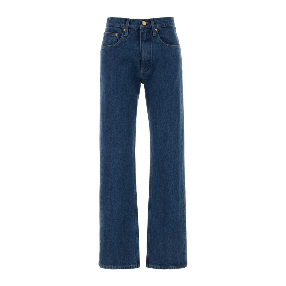 Jil Sander Damen Blau - Flared Denim Hosen - Jeans - S