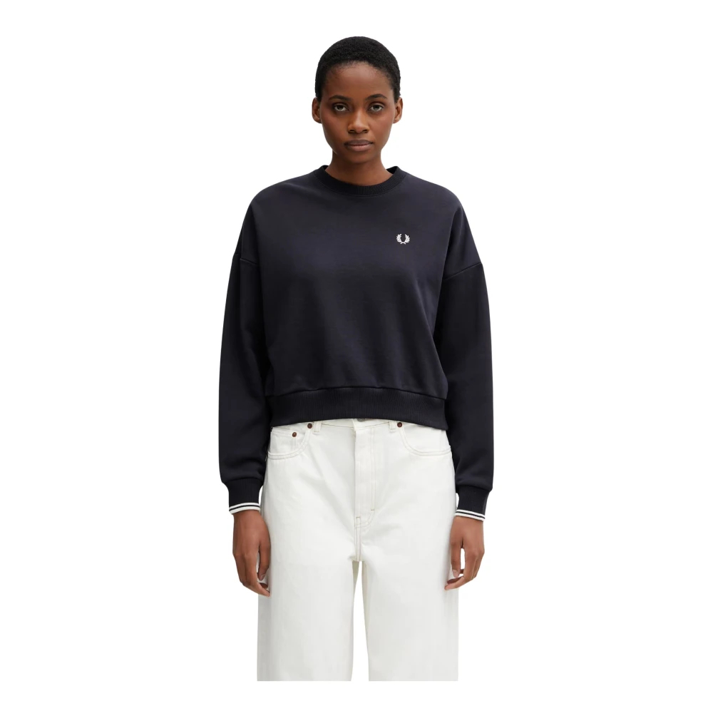 Fred Perry , Damen, Sweatshirts & Hoodies, Blau, S - Bild 4