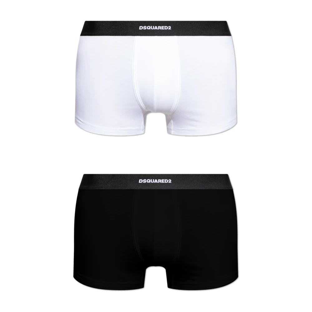 Dsquared2 Herren Schwarz - Zweierpack Boxershorts - Underwear - K -2Xl