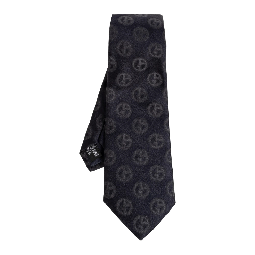 Giorgio Armani Herren Blau - Seidenkrawatte - Accessories - One Size