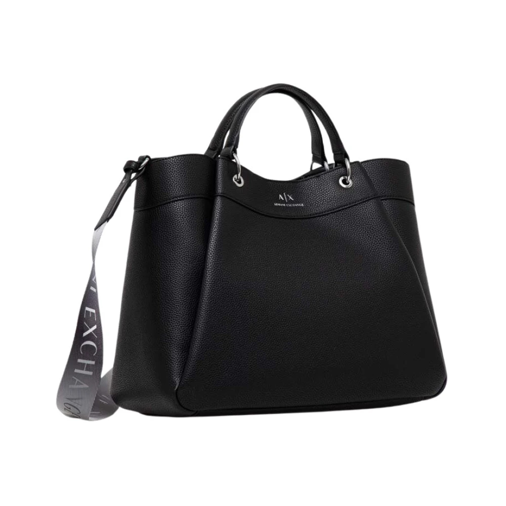 Armani Exchange - Große Shopper-Tasche - Bags - Damen - Schwarzk - One Size - Bild 5