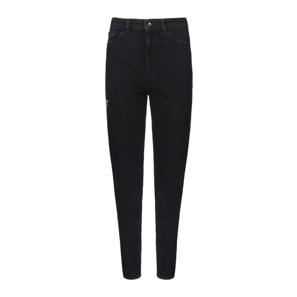 Emporio Armani Damen Schwarz - E Slim Fit Hose - Jeans - K - W28