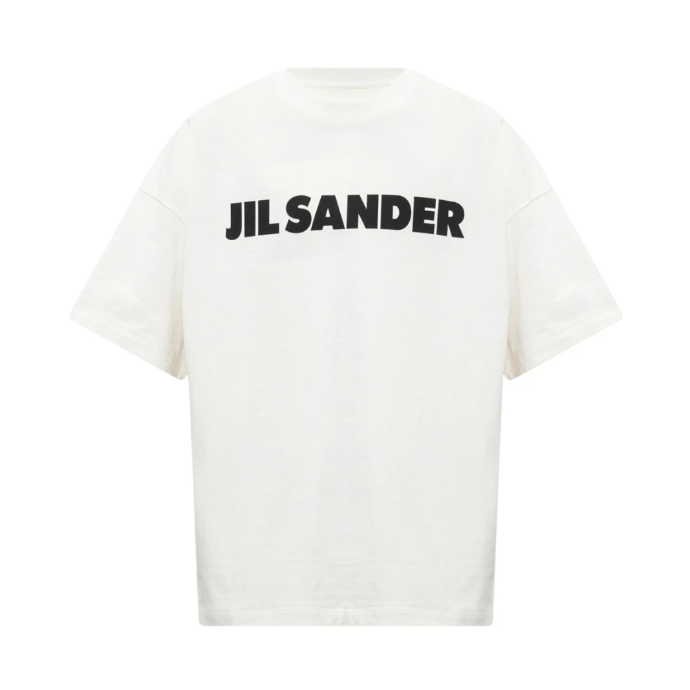 Jil Sander Herren Weiß - T-Shirt Mit Logo - Tops - S