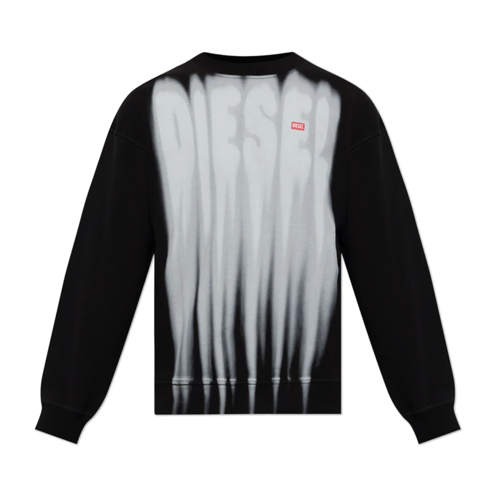 Diesel Herren Schwarz - S-Boxt-Aa1 Sweatshirt - Sweatshirts & Hoodies - K - 3XL