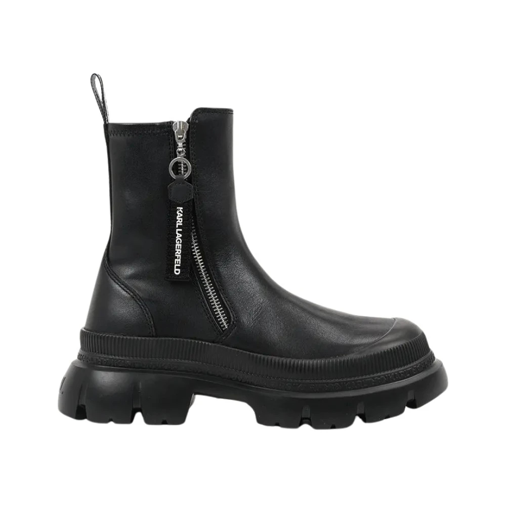 Karl Lagerfeld Damen Schwarz Stiefeletten Kl43565 40 - Bild 2