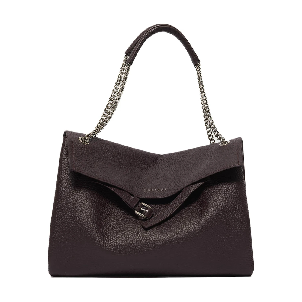 Orciani Damen Braun - Venus Soft Midi Schultertasche - Bags - One Size