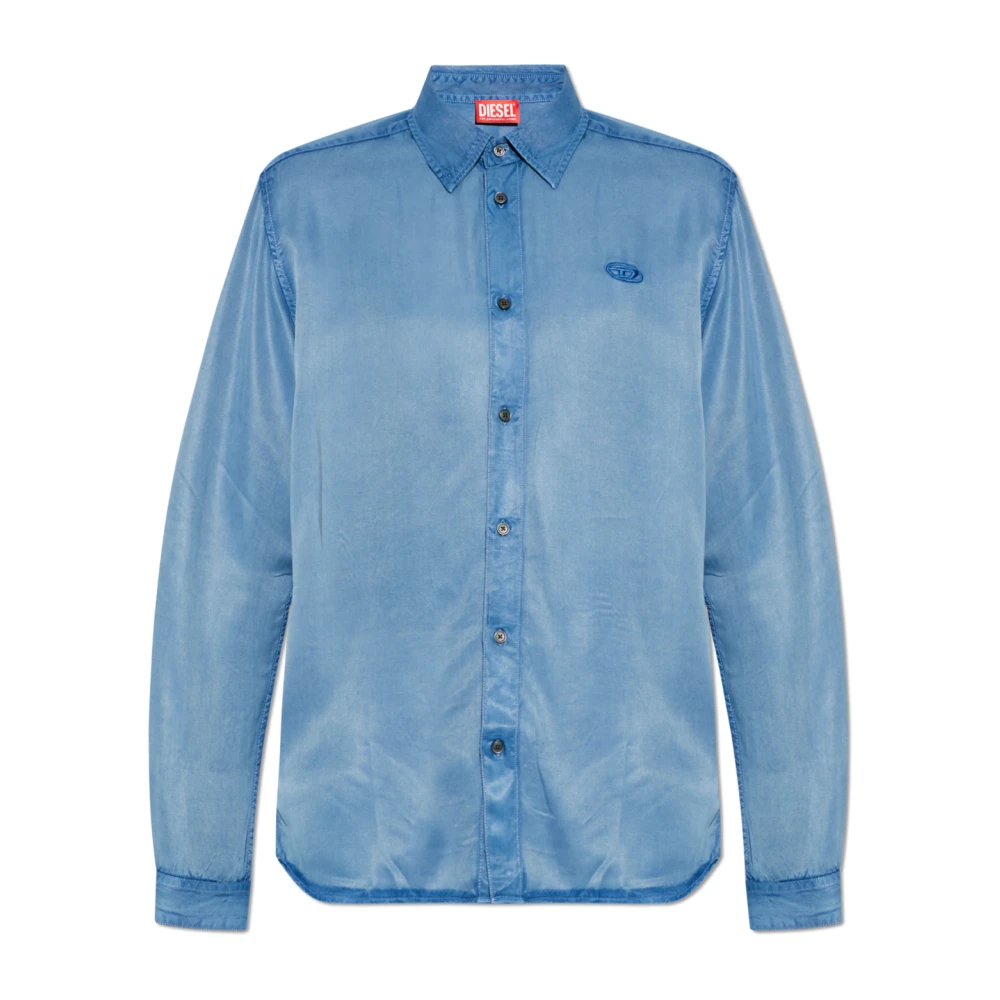 Diesel Herren Blau - S-Holg Shirt - Shirts - 2XL