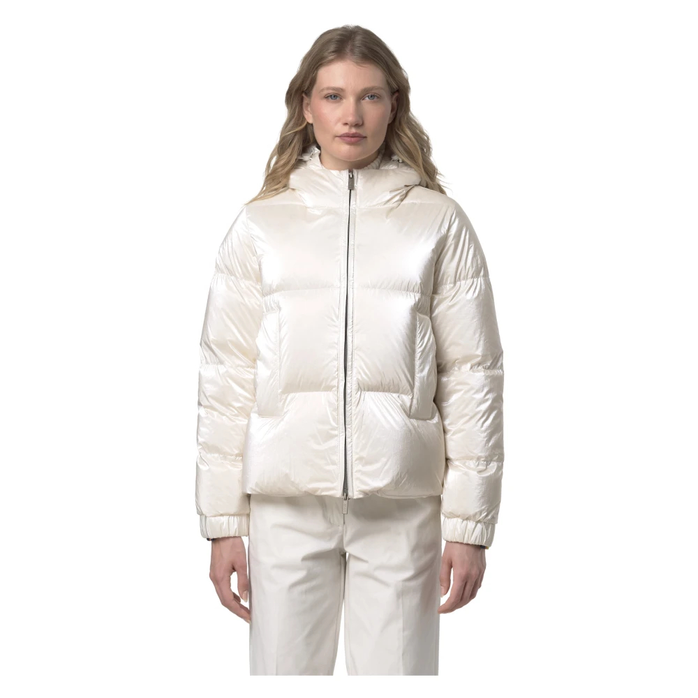 K-Way Damen Weiß - Lethille Thermo Pearly Jacket - Jackets - S