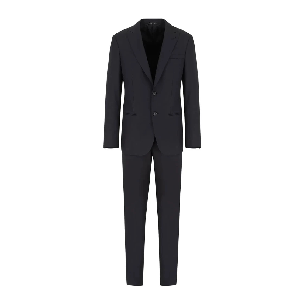 Giorgio Armani Herren Schwarz - Single Breasted Suits - Suits - K - Xl