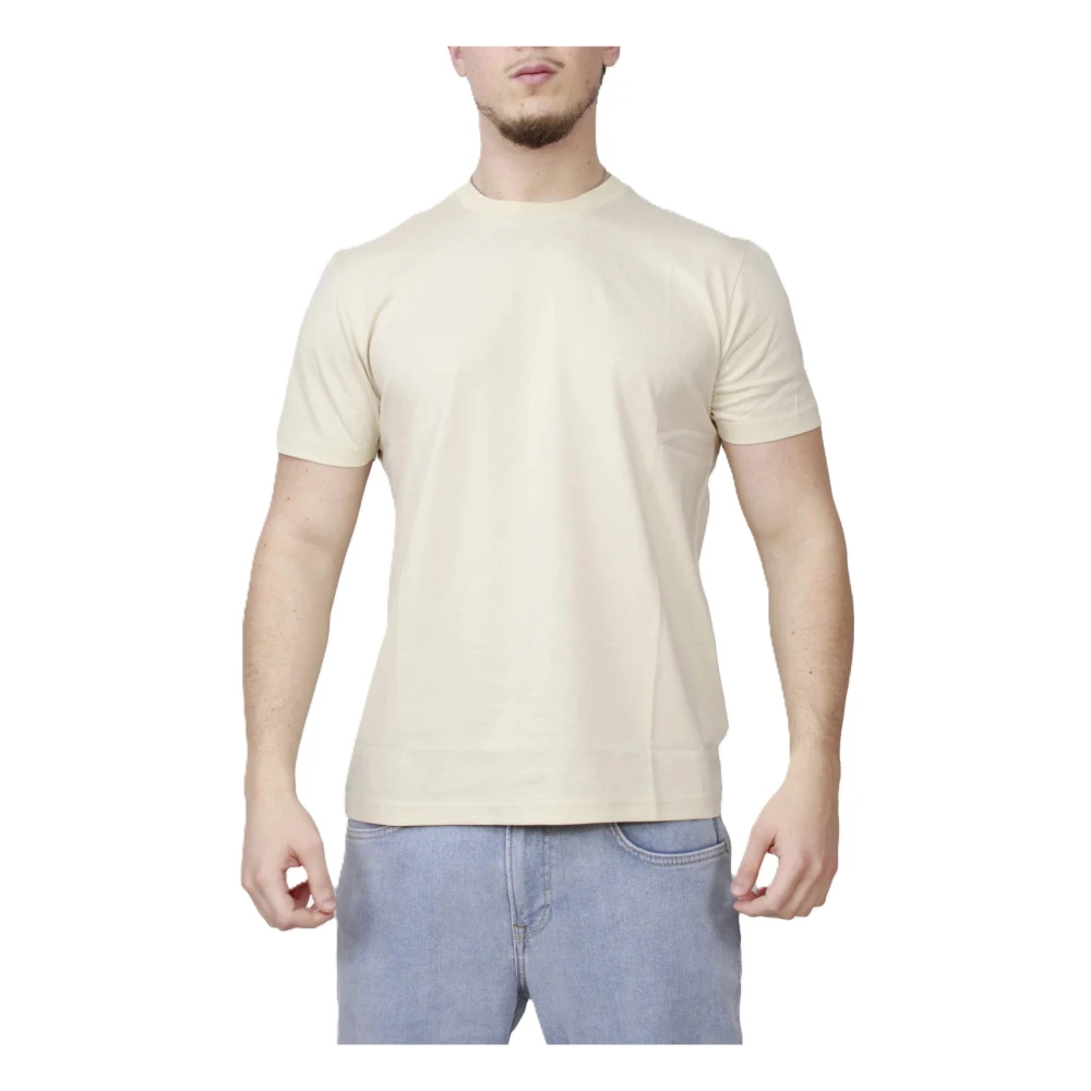 Colmar Herren Beige - Baumwoll-T-Shirt Mit Rundhalsausschnitt - Tops - 2XL