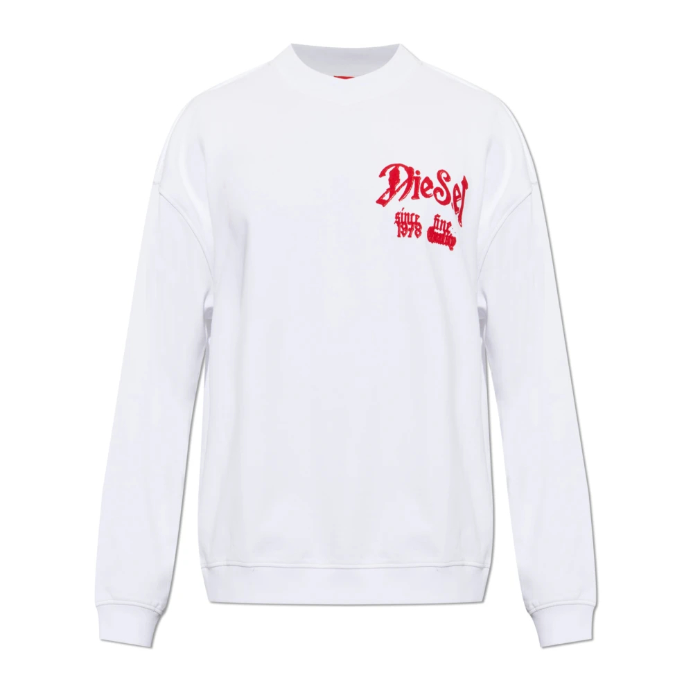 Diesel - S-Boxt-Aa2 Sweatshirt - Sweatshirts & Hoodies - Herren - Weiß - S