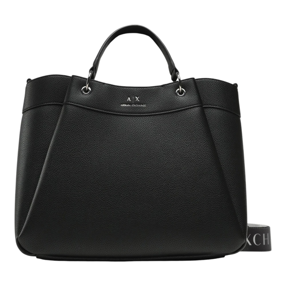 Armani Exchange - Große Shopper-Tasche - Bags - Damen - Schwarzk - One Size - Bild 4
