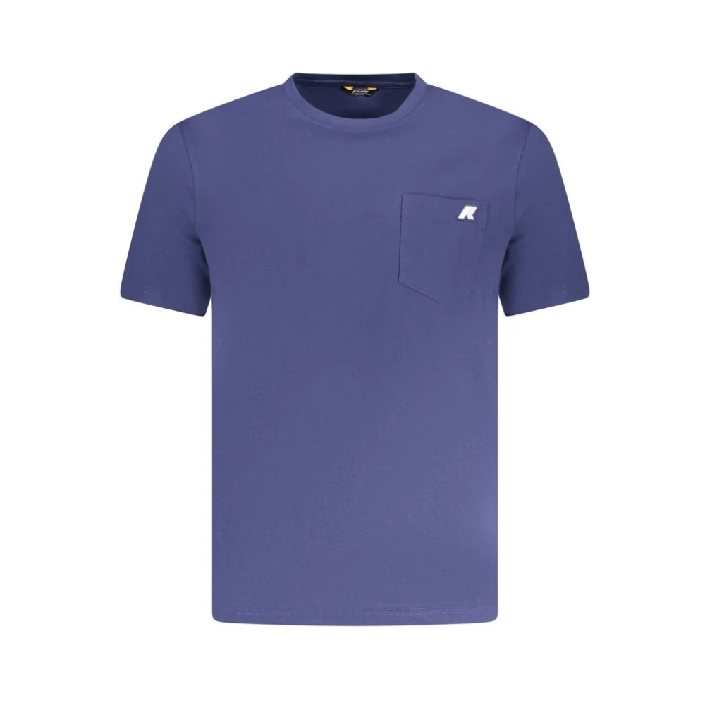 K-Way Herren Blau - Kurzärmeliges T-Shirt - Tops - Xl