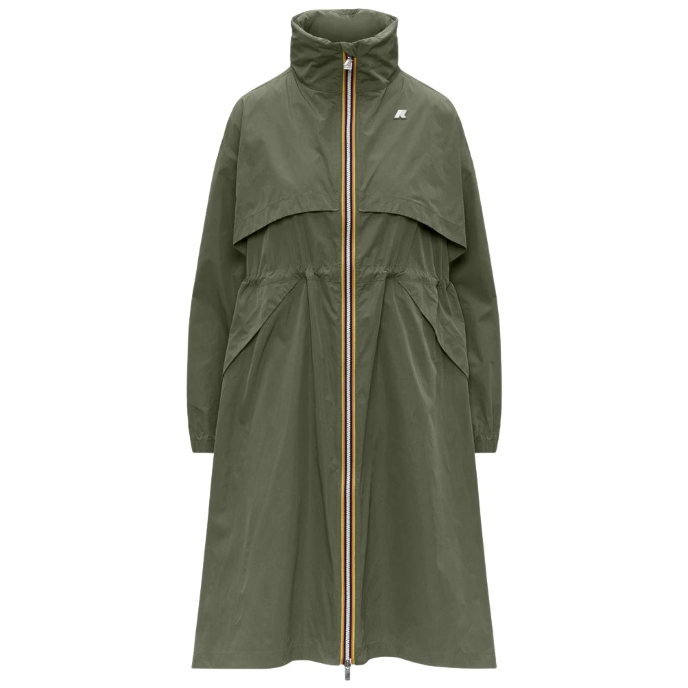 K-Way Damen Grün - Aube Memory Touch Jacke - Coats - Xl