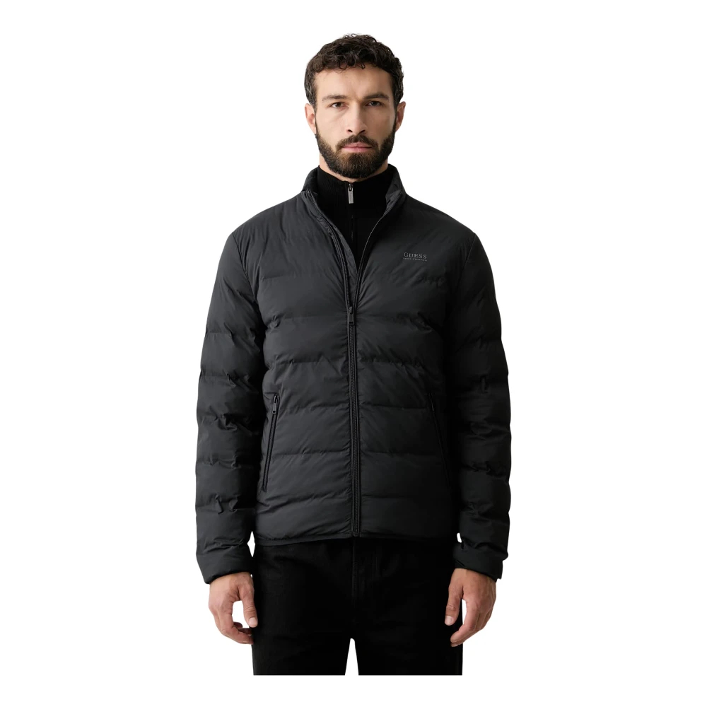 Guess Herren Schwarz Daunenjacke - Bild 3