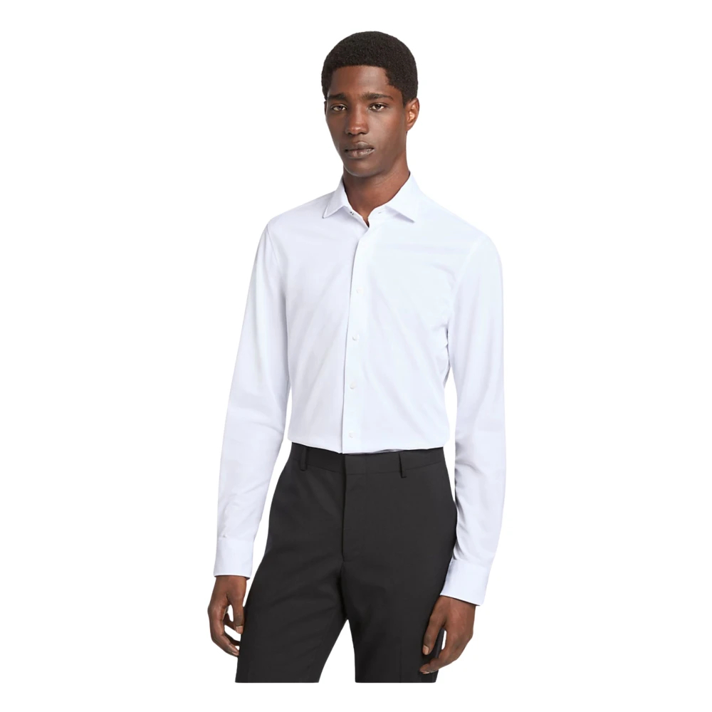 Michael Kors Weiß Slim Fit Performance Shirt - Bild 6