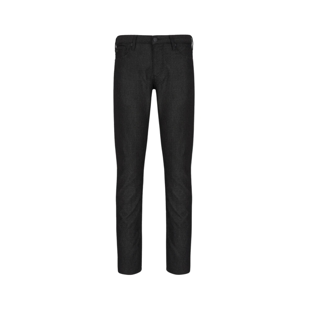Emporio Armani Herren Schwarz - J06 Slim-Fit Hose - Trousers - K - W28