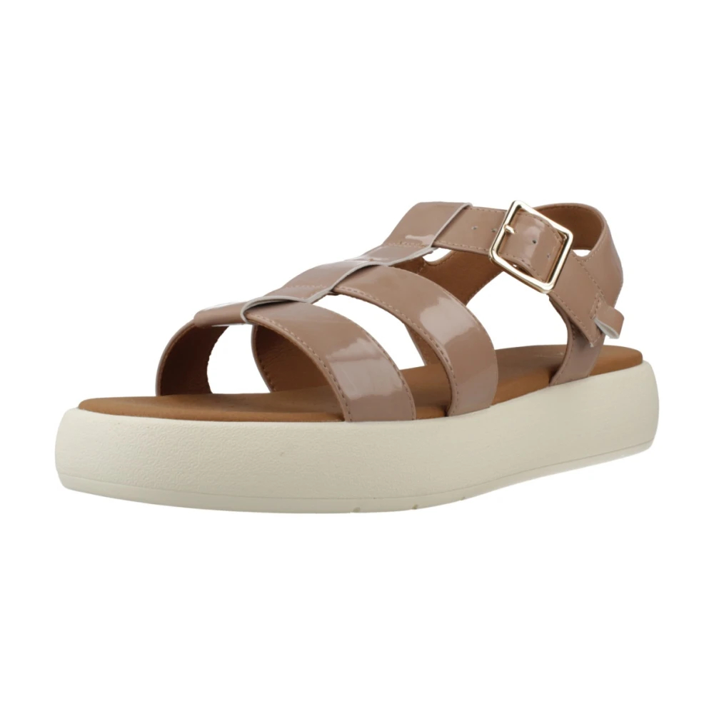 Geox Damen Braun Sandalen Für Camalei B - Synt.pat - Bild 4