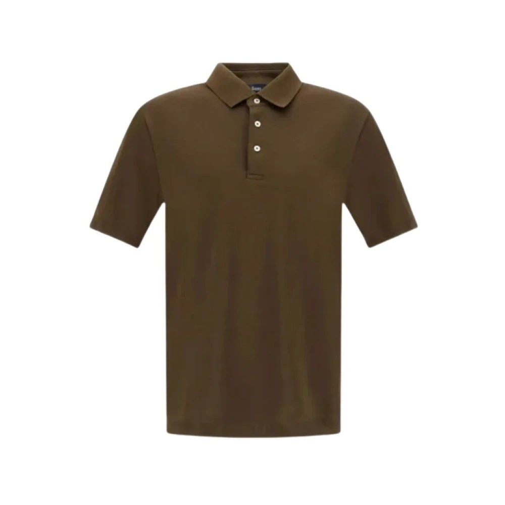 Herno Herren Braun - Polo-Shirt Mit Jersey-Strickeffekt - Tops - Xl