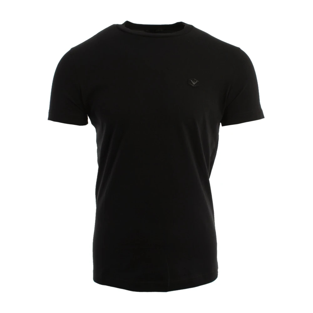 Armani Herren Schwarz - Essential T-Shirt - Tops - K - L
