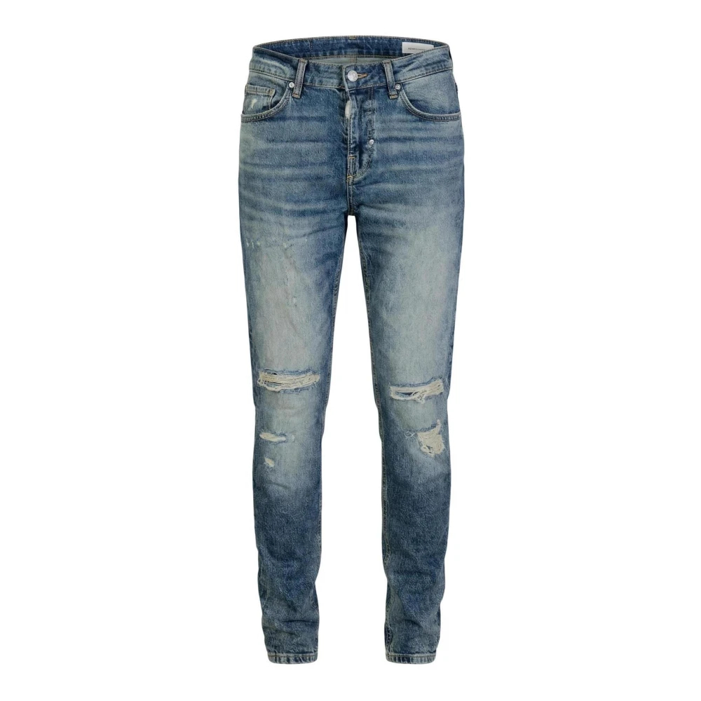Antony Morato Herren Blau - Jimi Slim Cropped Fit - Jeans - W36