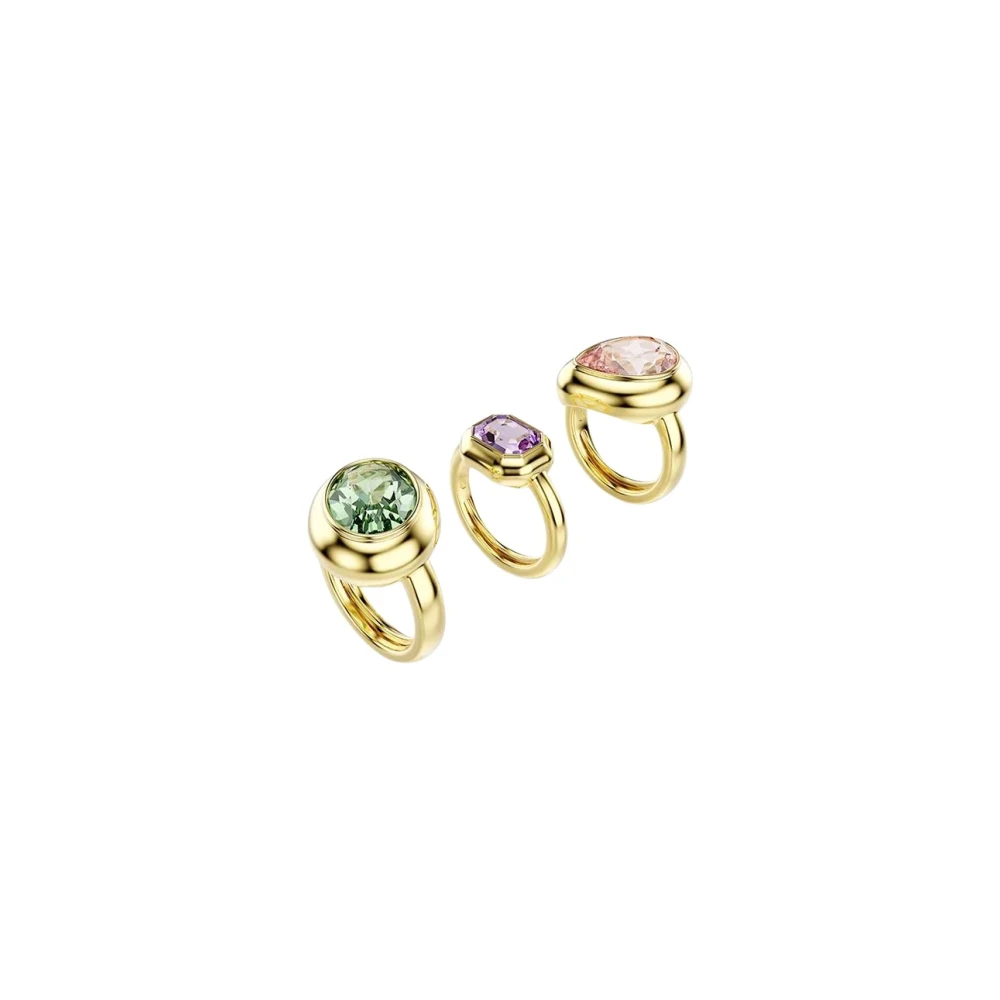 Swarovski Ringset Global Collection, Gelbgold Metall für Damen 5753094, Christ - Image 4