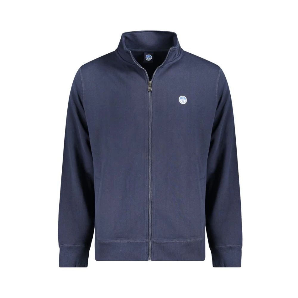 North Sails Herren Navy Blue - Sweatjacke Mit Durchgehendem Reißverschluss Und Logoaufnäher - Bild 6