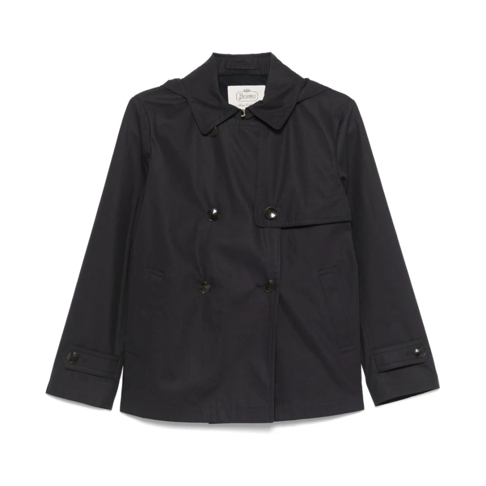 Herno Damen Blau - Wasserdichter Caban - Jackets - L