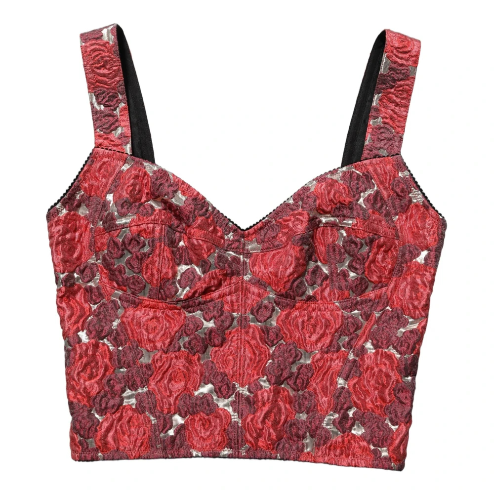 Dolce & Gabbana Damen Multicolor - Ärmellose Oberteile - Tops - Mehrfarbig - S