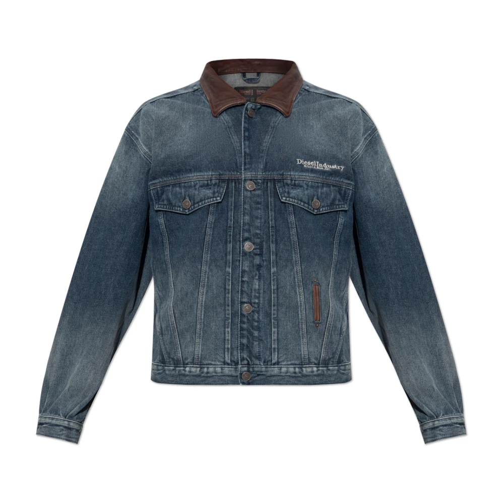 Diesel Unisex Blau - Denim Jacket - Jackets - M
