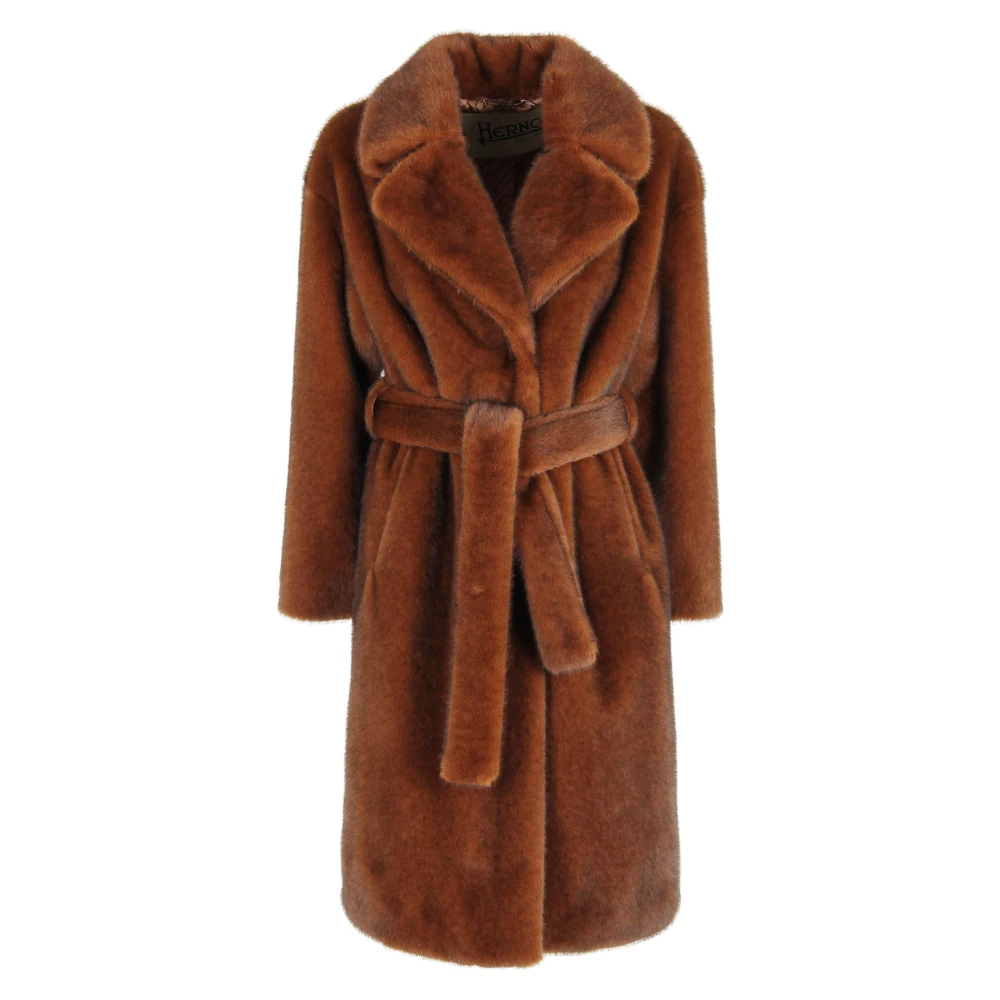 Herno Damen Braun - Belted Coats - Coats - M