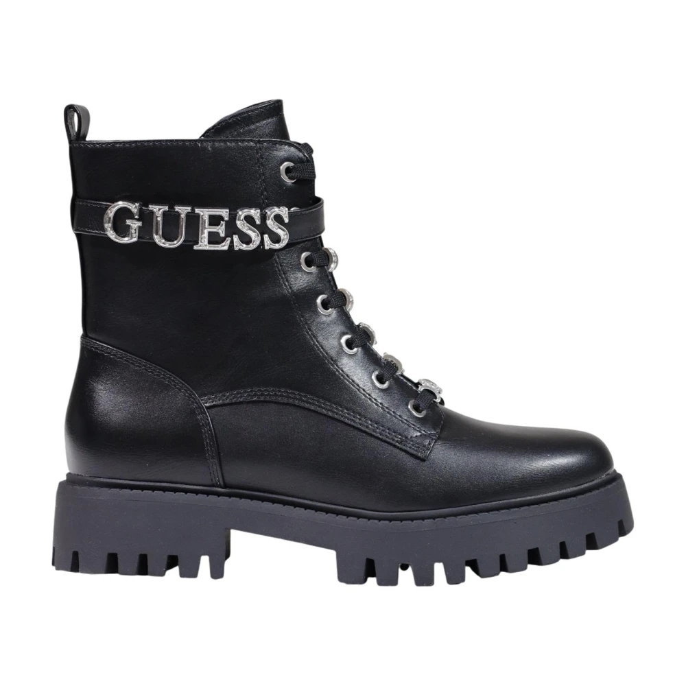 Guess - Ficki Schnürstiefeletten - Shoes - Damen - Schwarzk - 38 Eu - Bild 6