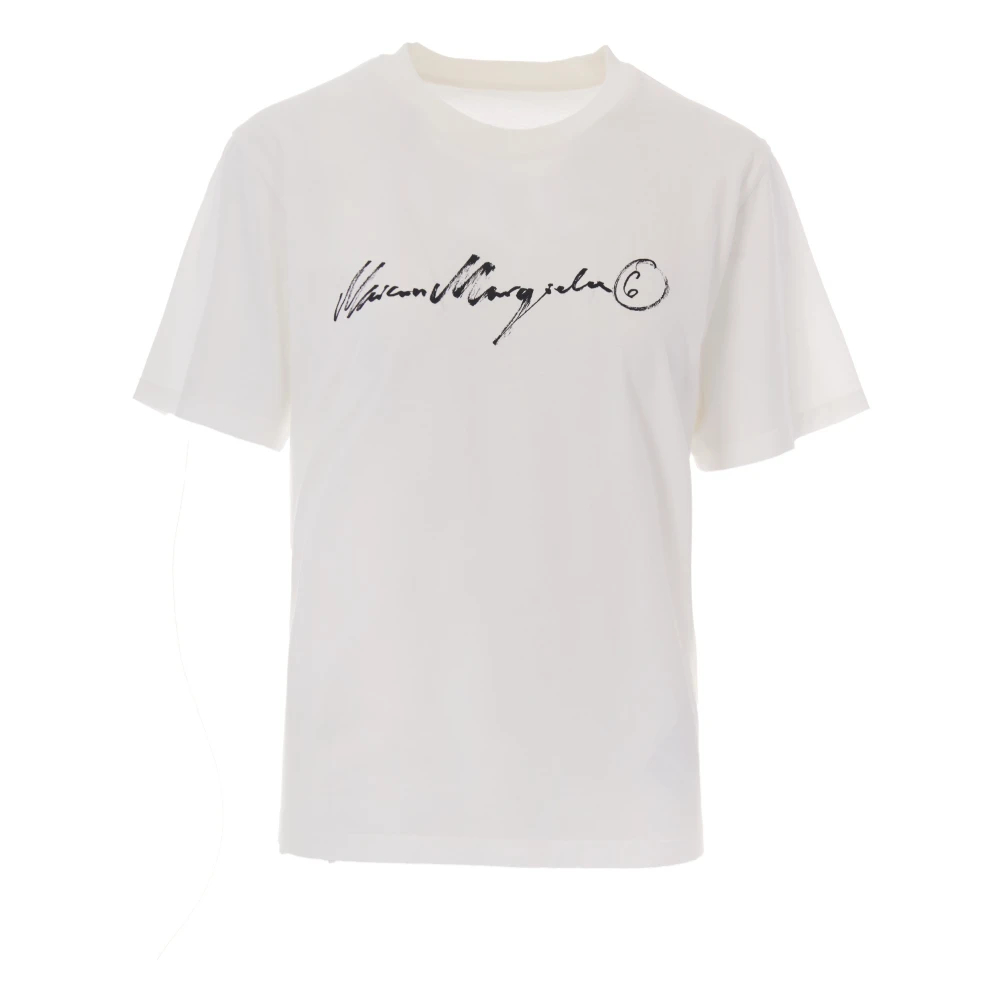 Mm6 Maison Margiela - T-Shirt - Tops - Damen - Weiß - S