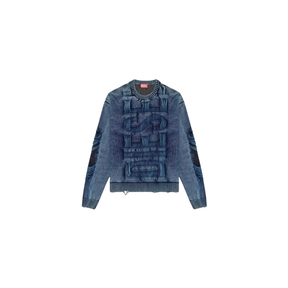 Diesel - Stylisches K-Rottissimo Herren T-Shirt - Knitwear - Herren - Blau - M