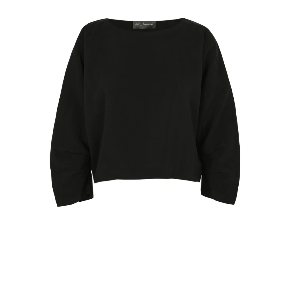 Cortana Damen Schwarz - Amelia Top - Blouses & Shirts - K - M