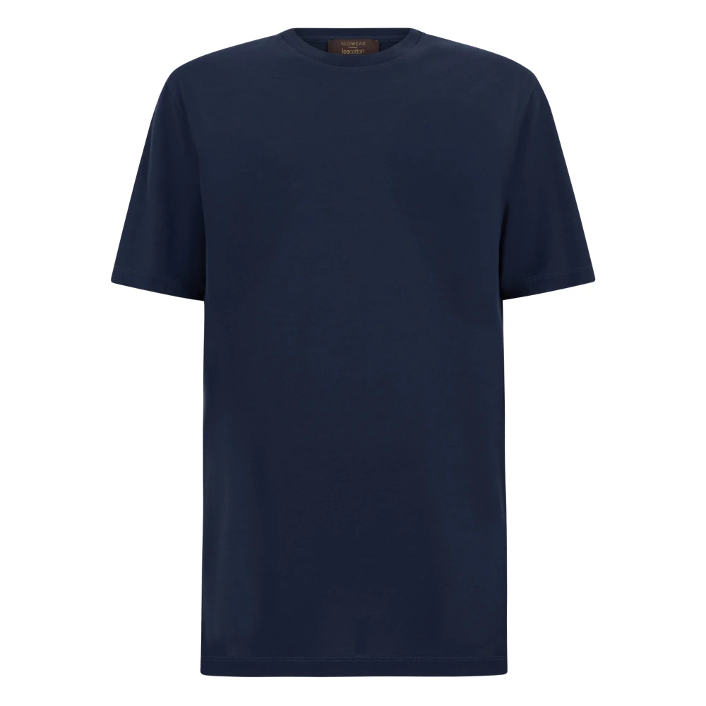Slowear Herren Blau - Slim-Fit Icecotton T-Shirt - Tops - 2XL
