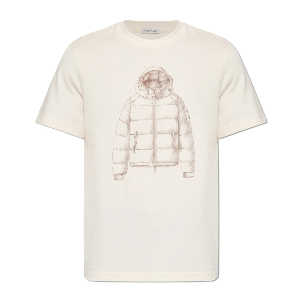 Moncler Herren Beige - T-Shirts - Tops - L