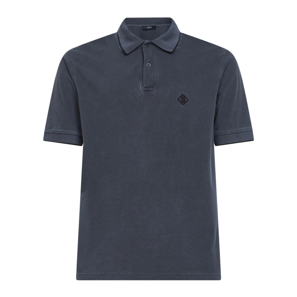 Herno Herren Blau - Polo Shirt - Tops - Xl