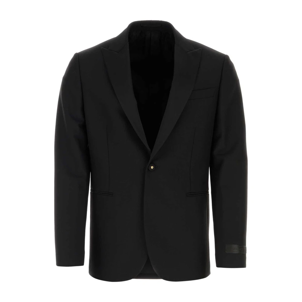 Versace Herren Schwarz - Stylischer Er Wollblazer - Jackets - K - M