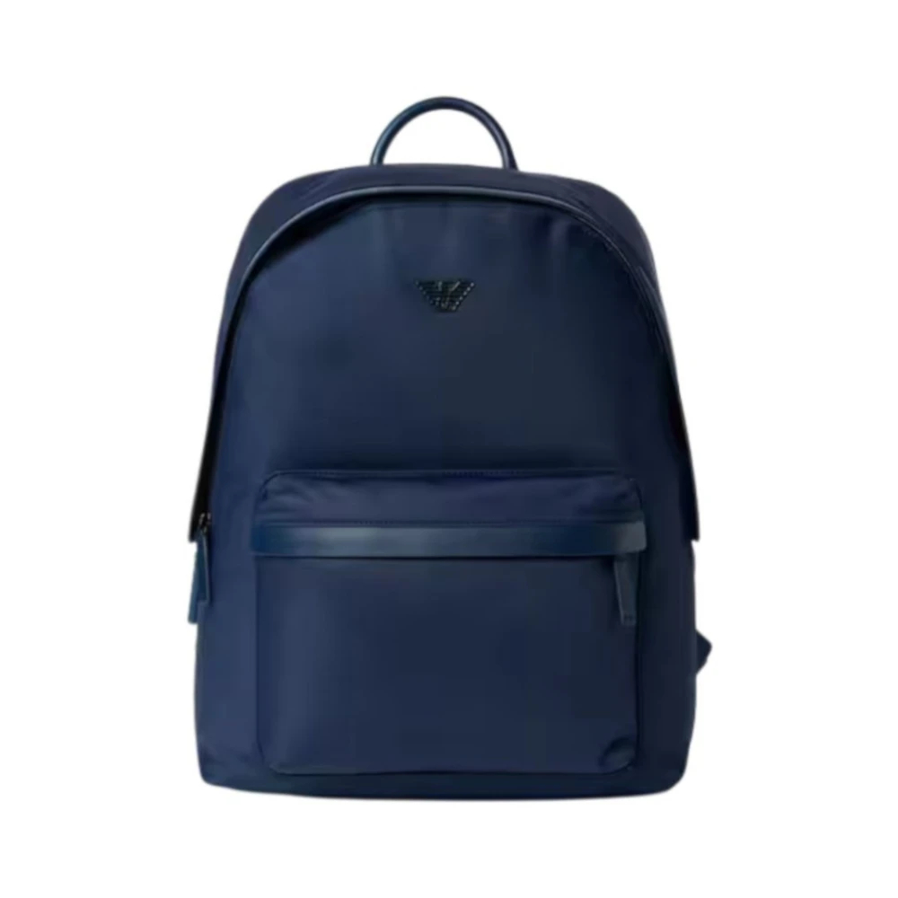 Emporio Armani Herren Blau - Asv Nylon Backpack - Bags - One Size