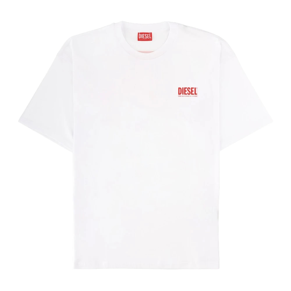 Diesel Herren Weiß - T-Boxt-Bisk - Tops - L