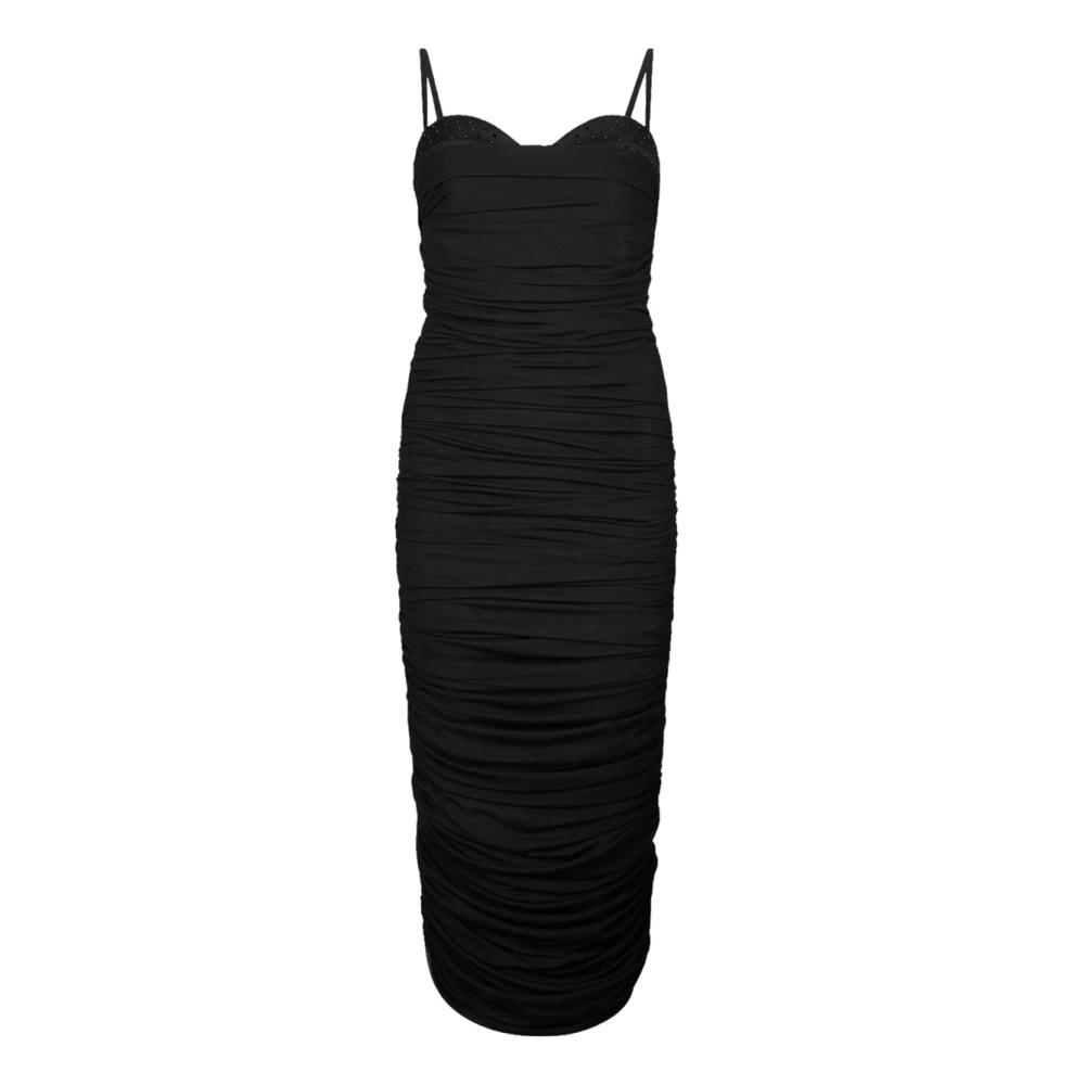 Liu Jo Damen Schwarz - Kurzes Tüllkleid - Dresses - K -L