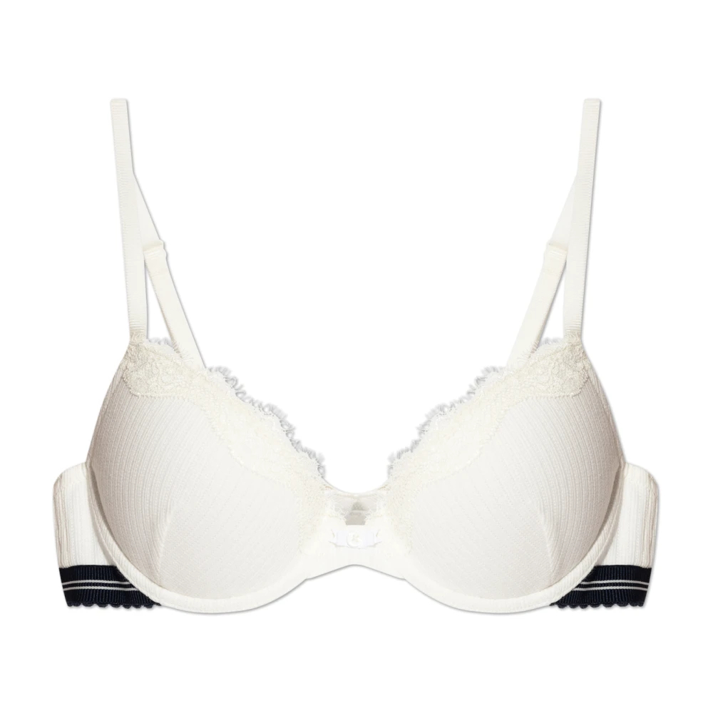 Emporio Armani Damen Weiß - Bh Mit Spitzeneinsätzen - Underwear - 75B Eu