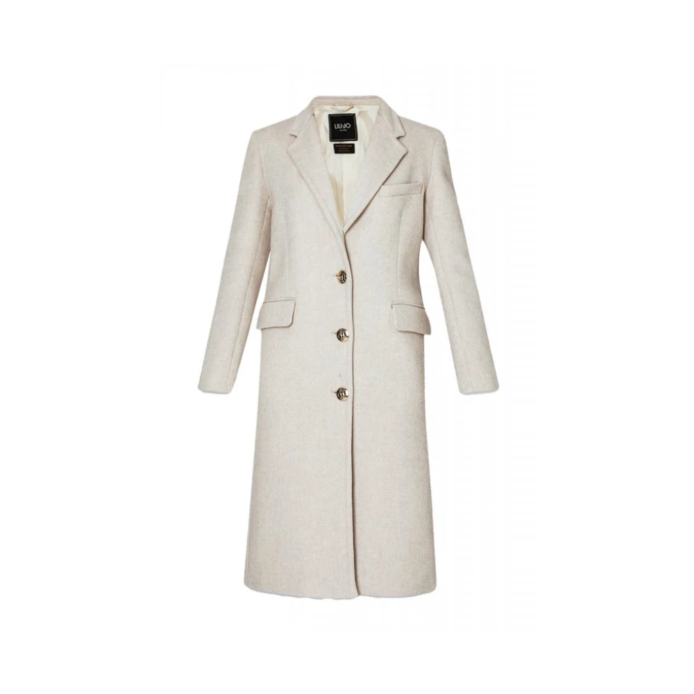 Liu Jo Damen Beige - Wollmantel - Coats - L