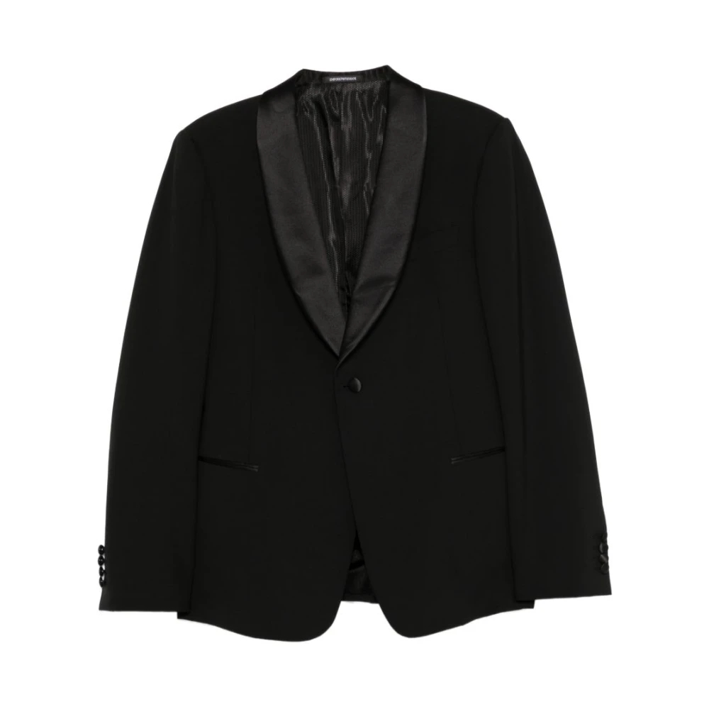 Emporio Armani Herren Schwarz - Blazers - Jackets - K -2Xl