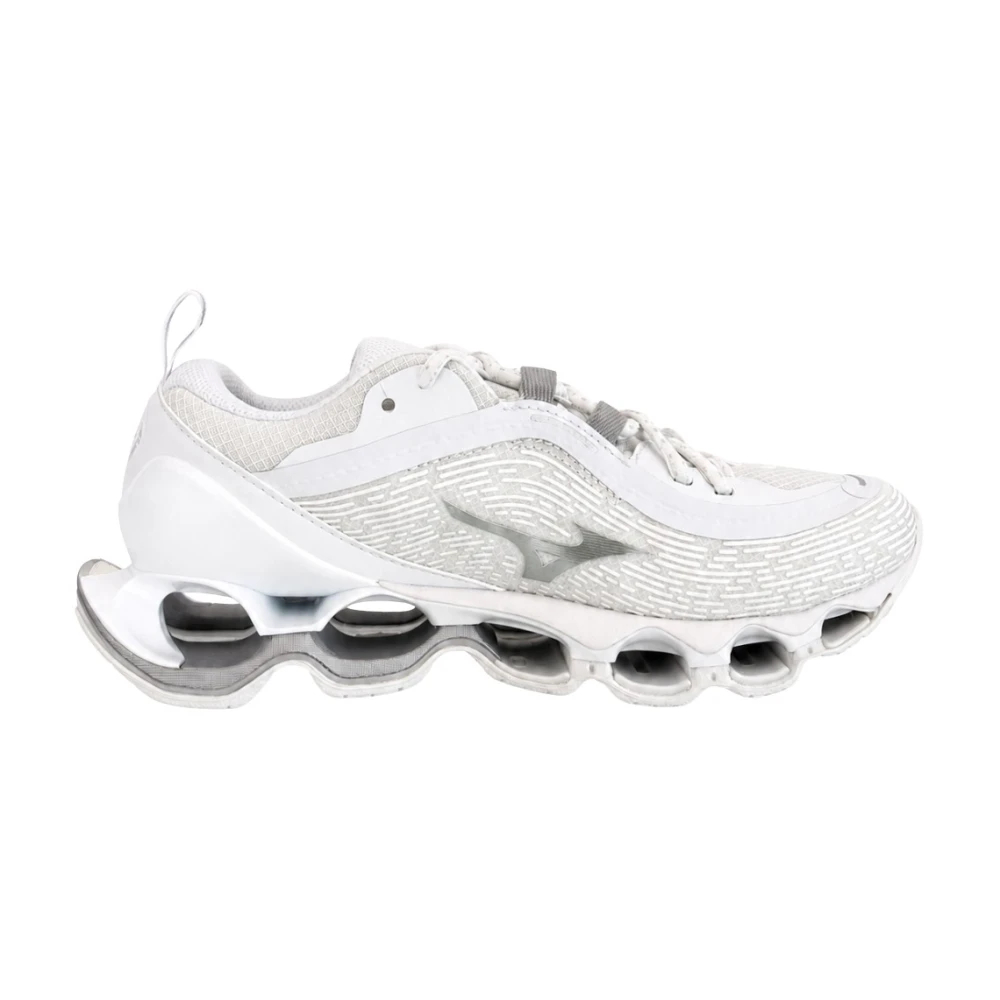 Mizuno Unisex White,Silver,Harbor Mist Sneakers Wave Prophecy 13.2 White/ Silver/ Harbor Mist Eur Größe 45 - Bild 4