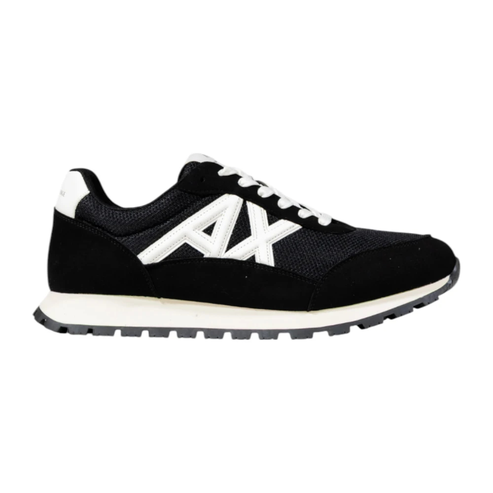Armani Exchange - Sneaker Aus Mesh Und Mikrofaser - Shoes - Herren - Schwarzk - 40 Eu - Bild 6