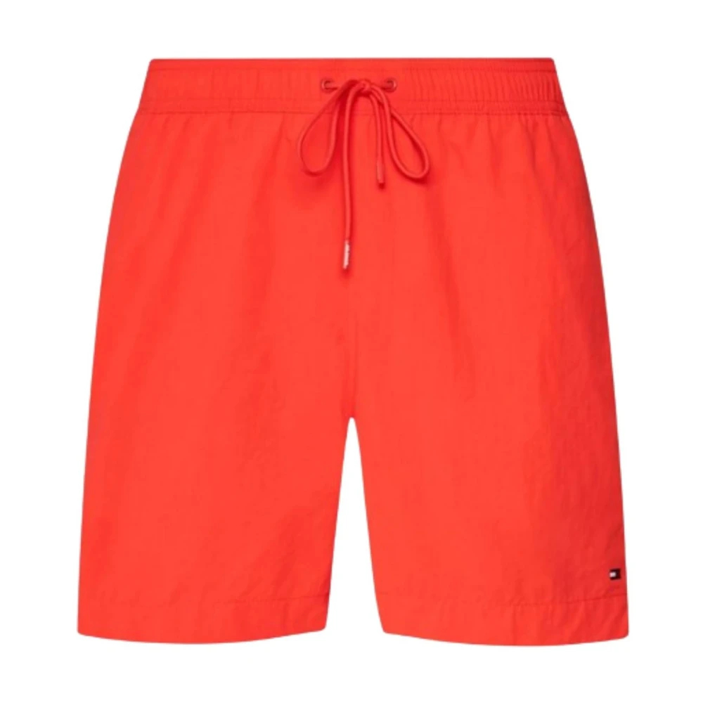 Tommy Hilfiger Herren Rot Badeshorts Um0um03280 Regular Fit - Bild 3
